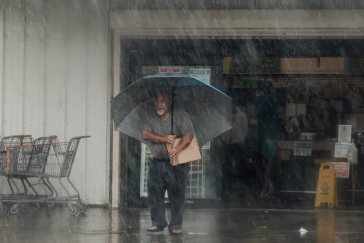 Lala is again a tropical storm, sending drenching rain and winds across Hawaiian islands